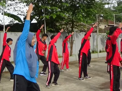 Kegiatan Senam Bersama Setiap Hari Sabtu